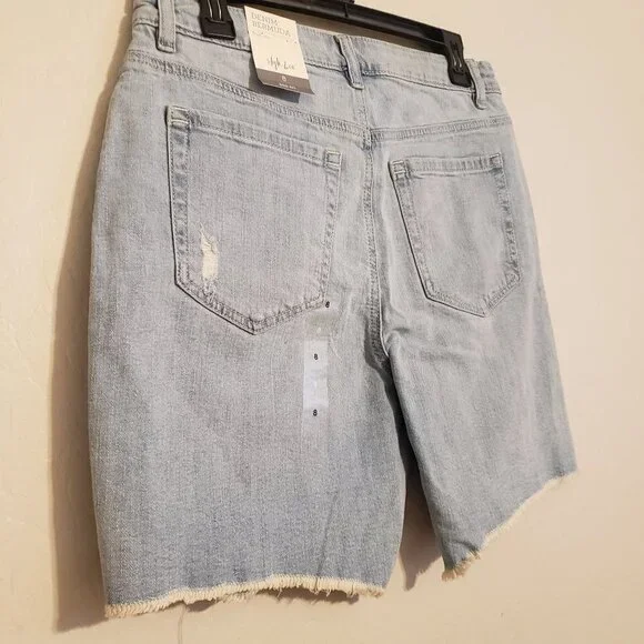 Style & Co High Rise Denim Bermuda size 8 NWT - Picture 6 of 12